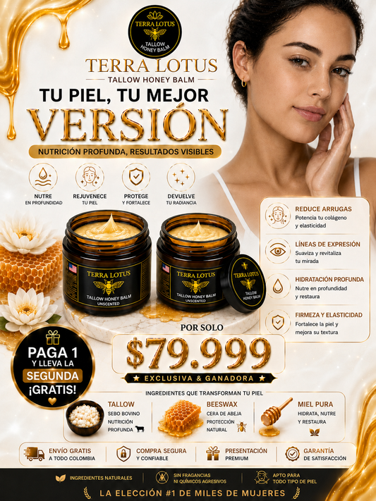 👑 MENOS ARRUGAS, MÁS BELLEZA CON TERRA LOTUS